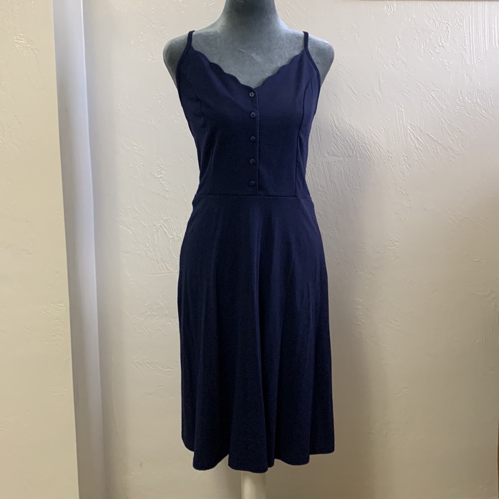 Size 6 navy blue Dorothy Perkins dress